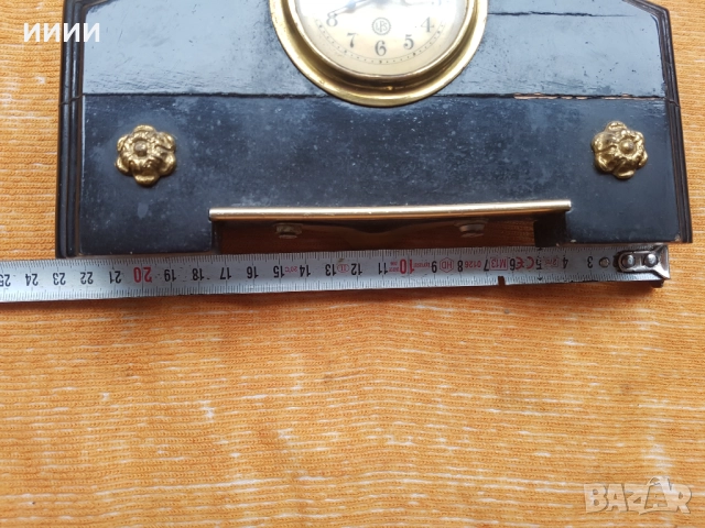 Каминен часовник будилник LFS, снимка 7 - Антикварни и старинни предмети - 52227929