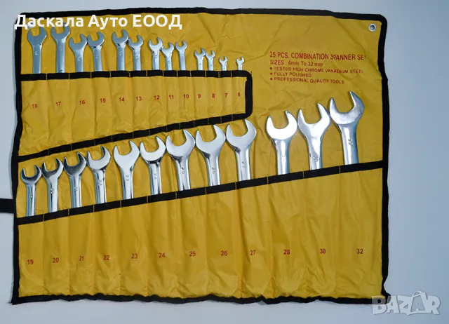 Ключове за универсална употреба,комплект 25 части, 6-32мм