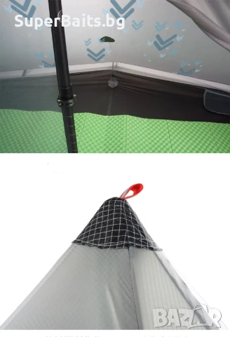 Ултра Лека 4 сезонна Палатка за трекинг или преходи, снимка 11 - Палатки - 50960262