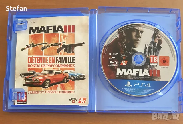 Mafia III за PS4 – оригинална игра, снимка 2 - Друга електроника - 55955926