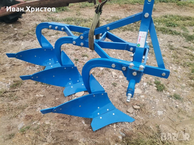 Плуг UNLU НОВ 3x(8номер)23, 25-2400 лв. за малък тракто от 35 до 55 кс., снимка 5 - Селскостопанска техника - 50940251