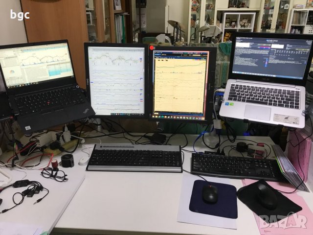 Стойка за Монитор и/или Лаптоп+Монитор Ергономична Работна Станция Алуминиева, снимка 8 - Други - 26023154