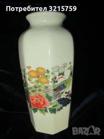 Стара Японска порцеланова ваза с позлата-KYOEI JAPAN, снимка 11 - Вази - 38748279