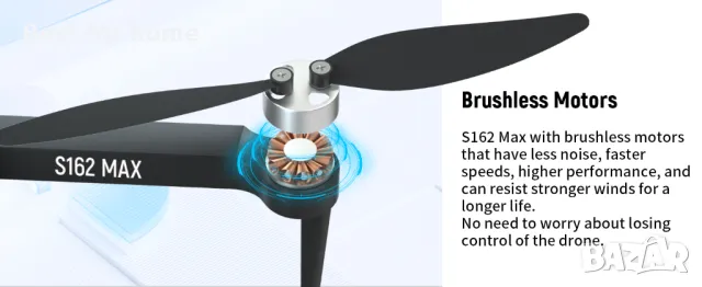 Дрон GPS висок клас  HYTOBP S162 Max с 4K камера, снимка 13 - Дронове и аксесоари - 48477202