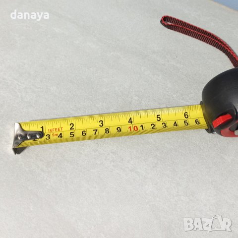 Работна ролетка със заключващ механизъм, 5 метра, снимка 2 - Други инструменти - 40134337