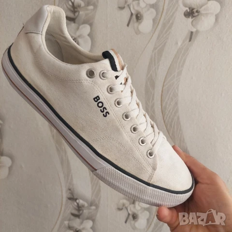 HUGO BOSS Aiden  платнени маратонки /кецове номер 44, снимка 15 - Кецове - 50785620