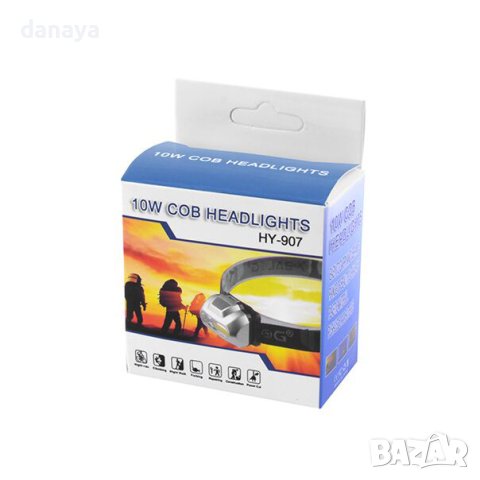 3756 Мини фенер за глава Led челник, снимка 4 - Къмпинг осветление - 40935125