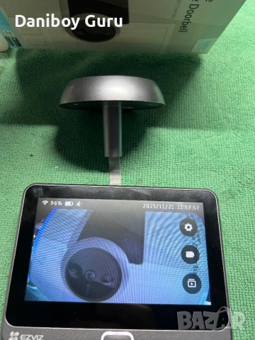 Wi Fi Смарт видео звънец Ezviz CP4, Двупосочно видео, Full HD,  шпионка. App, снимка 10 - Други - 52491033
