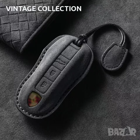 Алкантара Кейс За Ключ Porsche 911, Turbo S, GT2, GT3, Panamera, Taycan, Panamera, Cayenne, Macan, снимка 2 - Аксесоари и консумативи - 47474010