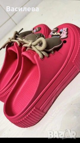 кроксове с пандела , снимка 4 - Чехли - 53823955