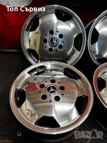 Ретро алуминиеви джанти за Мерцедес, BWA, 15 цола, снимка 6 - Гуми и джанти - 53620983