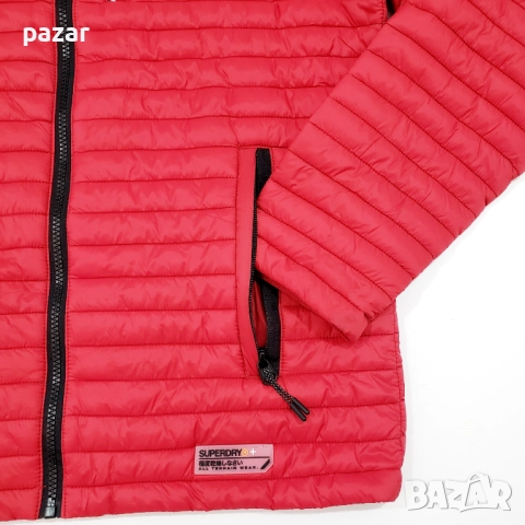 Superdry Packaway Оригинално Мъжко Олекотено Пухено Яке S, снимка 3 - Якета - 52828489