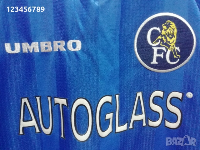 Chelsea Umbro 1997/1998/1999 оригинална тениска фланелка екип Vintage Челси , снимка 5 - Тениски - 52394396
