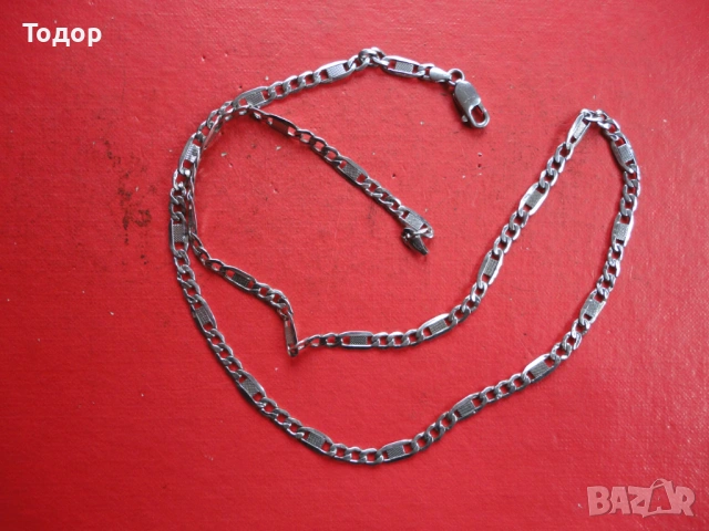 Страхотен сребърен синджир верижка 6, снимка 6 - Колиета, медальони, синджири - 53300085