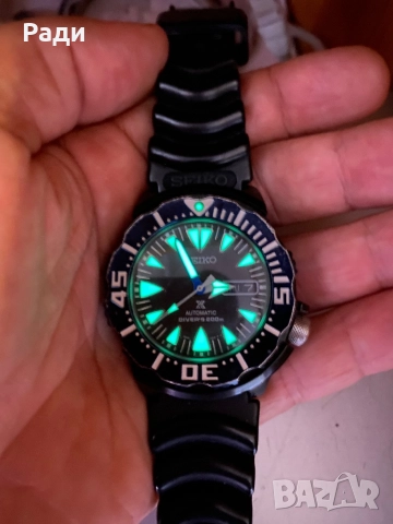 Seiko Blue Monster часовник, снимка 2 - Мъжки - 51812851