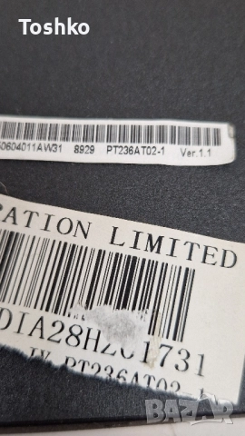 JVC LT-24K383 MAIN BOARD TP.MS3663S.PA671 PANEL PT236AT02-1, снимка 4 - Части и Платки - 51692528