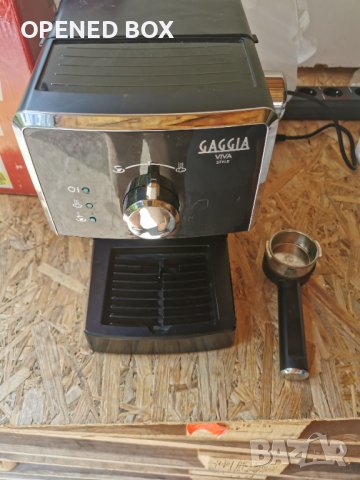 Gaggia RI8433/11 Viva Style ръчна еспресо кафе машина, за смляно кафе и капсули, 15 бара, 1 л, 1025 , снимка 2 - Кафемашини - 41665345