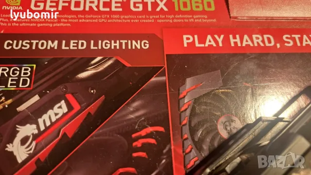 Nvidia geforce gtx 1060, снимка 6 - Видеокарти - 49660361