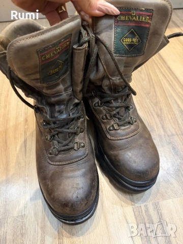 Мъжки кожени обувки Chevalier  Classical Gore-Tex ! 44 н, снимка 7 - Маратонки - 51869510