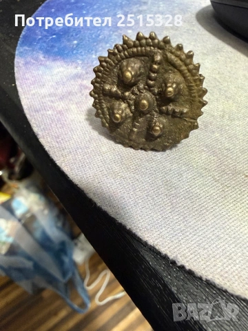 стар бронзов Болярски пръстен 17/18 век, снимка 4 - Антикварни и старинни предмети - 53570120