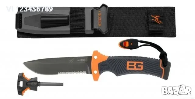 Нож за оцеляване Gerber Bear Grylls Survival, снимка 3 - Ножове - 50689826