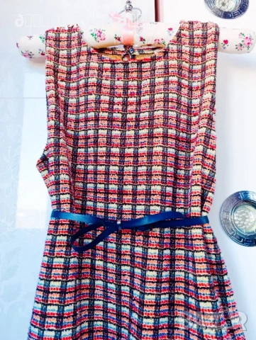 Рокля от букле/ туид на Zara, снимка 7 - Рокли - 51435318