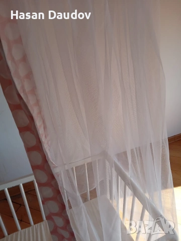 Бебешко легло-люлка, балдахин и обиколник, снимка 6 - Кошарки - 53580441