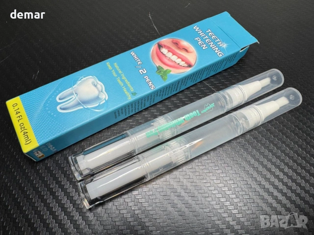 Писалка за избелване на зъби, професионален гел за чувствителни зъби, безопасен за емайла, 2 бр, снимка 8 - Други - 53054842