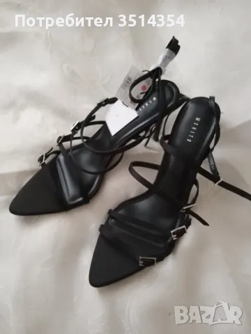 Черни сандали , снимка 3 - Сандали - 50207910