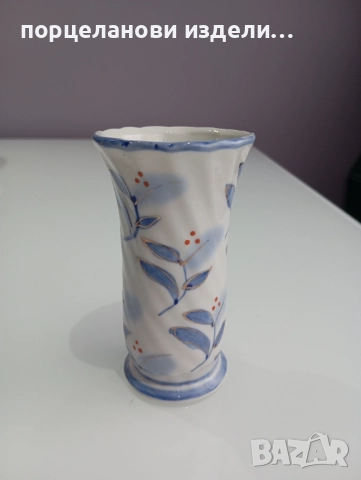 Порцеланова прекрасна стара ваза, снимка 7 - Вази - 52690153