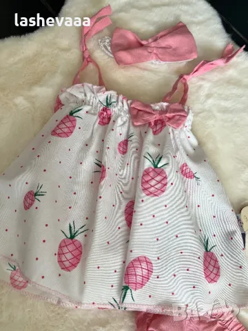 Комплект за момиче в розово, снимка 3 - Комплекти за бебе - 49351291