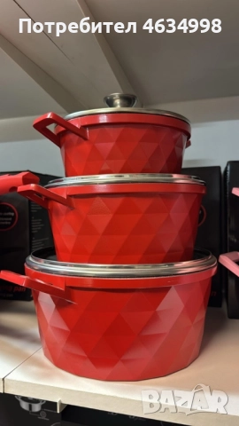 Висококачествен комплект касероли Cheffinger , снимка 6 - Съдове за готвене - 52207578