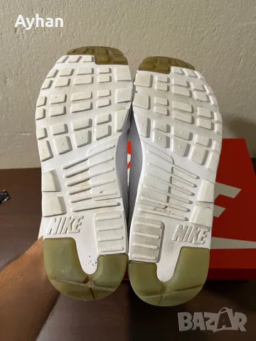 Оригинални Nike Air Max Tavas – изцяло бели- размер 43/ 27.5см стелка, снимка 5 - Маратонки - 56209425