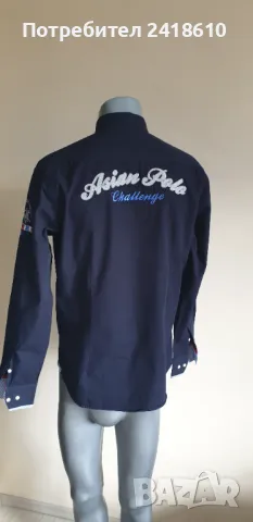 La Martina  Cotton Slim Fit Mens Size M НОВО! ОРИГИНАЛ! МЪЖКА РИЗА!, снимка 4 - Ризи - 48071530