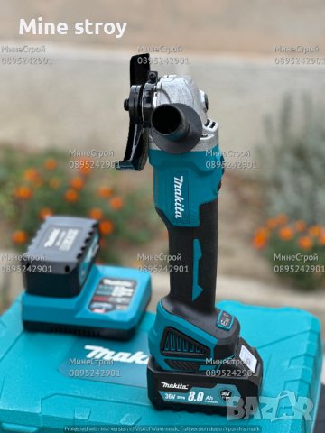 Акумулаторен БЕЗЧЕТКОВ Ъглошлайф MAKITA 36V  8.0Ah МАКИТА ФЛЕКС, снимка 2 - Други инструменти - 42522863