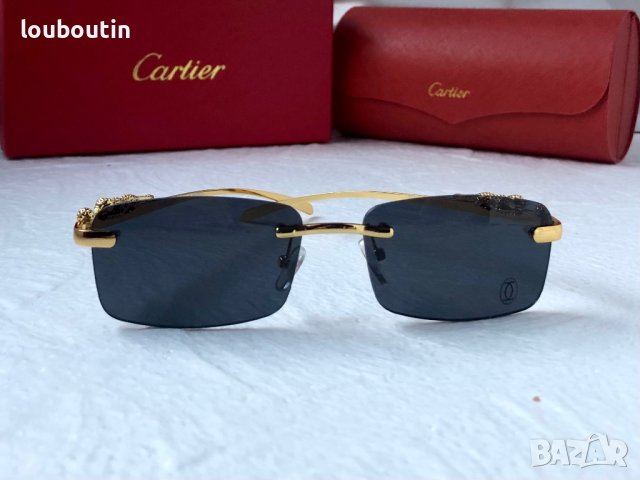 Cartier висок клас слънчеви очила Мъжки Дамски слънчеви 4 цвята, снимка 7 - Слънчеви и диоптрични очила - 41937840