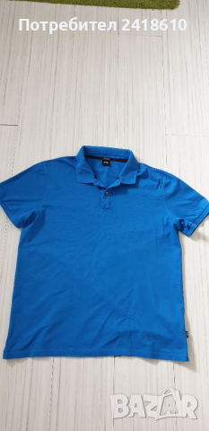 Hugo Boss Parlay Regular Fit Pima Pique Cotton Mens Size XL/2XL ОРИГИНАЛНА Тениска!