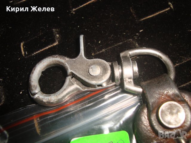 МНОГО ЗДРАВ КЛЮЧОДЪРЖАТЕЛ ЕСТЕСТВЕНА БИВОЛСКА КОЖА СТОМАНА ГОТИЧЕСКИ СТИЛ 24839, снимка 2 - Други ценни предмети - 34424061