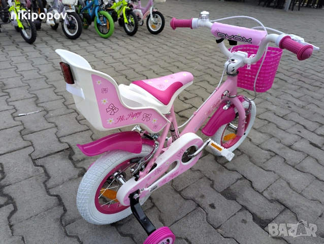BYOX Велосипед 12" PUPPY розов, снимка 4 - Велосипеди - 53531747