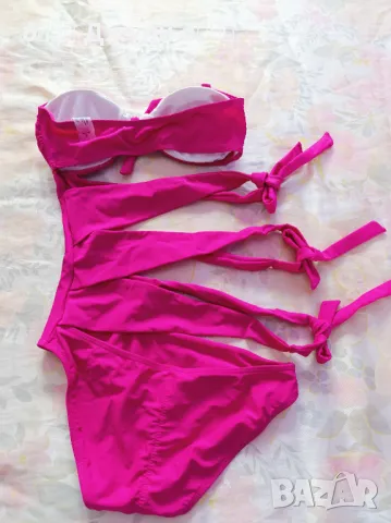 Ефектен розов бански с подплънки 🩷, снимка 10 - Бански костюми - 49751112