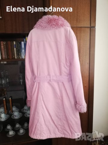 Дамско палто-кадифе +подарък, снимка 2 - Палта, манта - 38605027