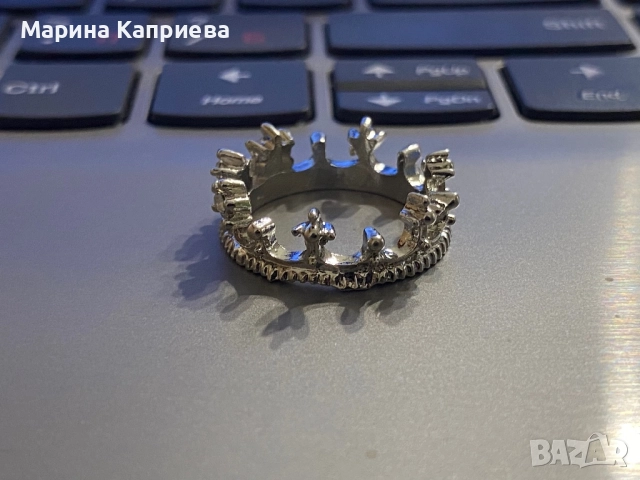 Пръстен “Корона” /А-72/, снимка 2 - Пръстени - 51537171