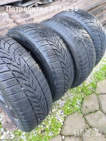 4бр.зимни гуми 205/55/16 с джанти 5/ 114,3, снимка 2 - Гуми и джанти - 52361756