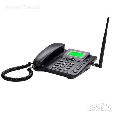 Безжичен стационарен телефон LS960 2G/3G с SIM карта, SMS и FM радио, снимка 4 - Стационарни телефони и факсове - 55842394