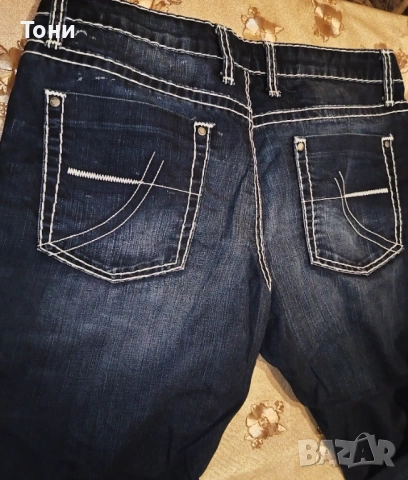 CAMP DAVID Оригинал Нови Мъжки Маркови Дънки L 