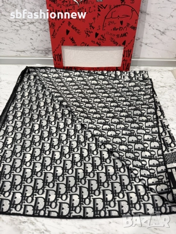 НАЛИЧЕН Christian Dior шал с етикет, снимка 4 - Шалове - 56048469