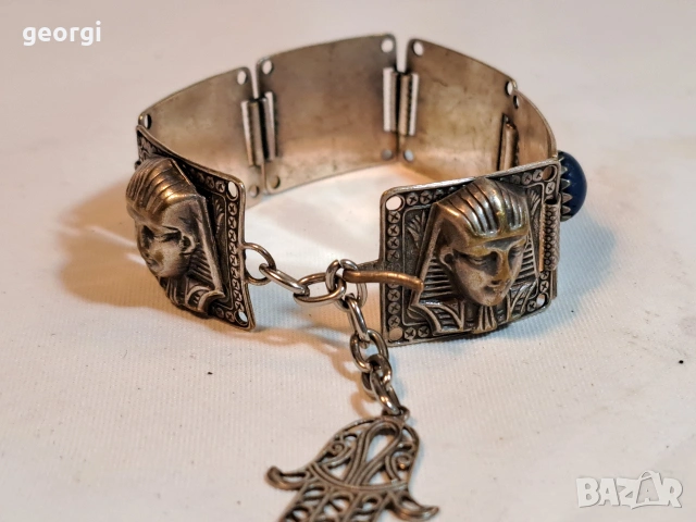 винтидж египетска гривна Art Deco 32/1, снимка 3 - Гривни - 53394534