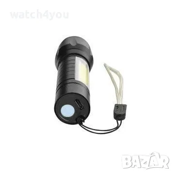 НОВ LED ФЕНЕР С 3 РЕЖИМА ПРЕЗАРЕЖДАЕМ USB КАБЕЛ.ДЖОБНО ЛЕД ФЕНЕРЧЕ ФЕНЕРИ FLASHLIGHT FENERCHE FENER, снимка 4 - Друга електроника - 50258411