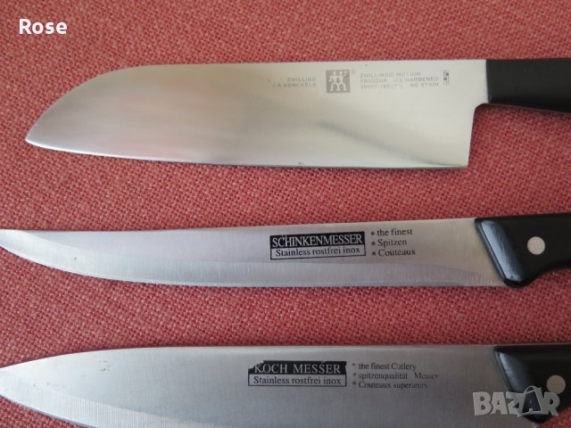 Zwilling Santoku ,solingen,нож,ножове, снимка 6 - Прибори за хранене, готвене и сервиране - 35942718