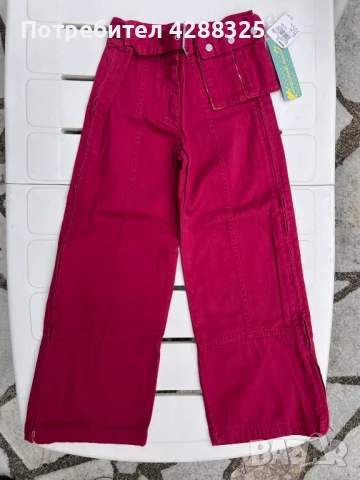 50% Намаление Памучен панталон за момиче 128